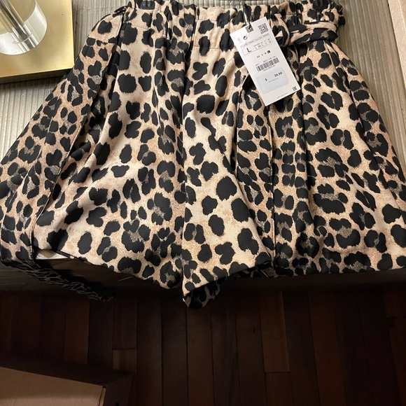 Zara Paper bag Shorts. NWT size Large - Picture 5 of 6